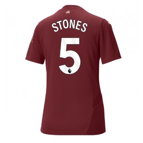 Manchester City John Stones #5 Dámské Alternativní Dres 2024-25 Krátký Rukáv